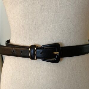Women’s Black Leather Belt